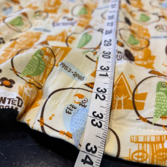 SHAG Josh Agle Disneyland Disney 40th Enchanted Tiki Room Aloha Shirt Used XXL - Picture 4 of 4